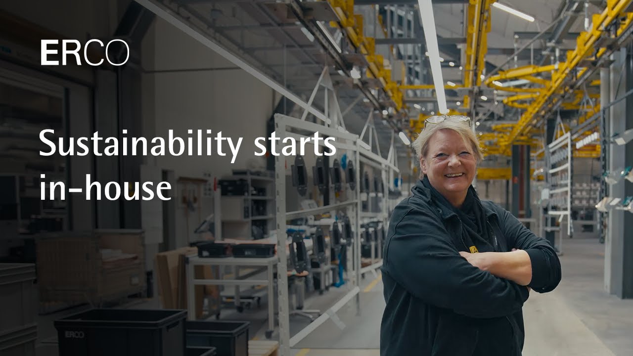 Sustainablity starts in-house | ERCO Greenology