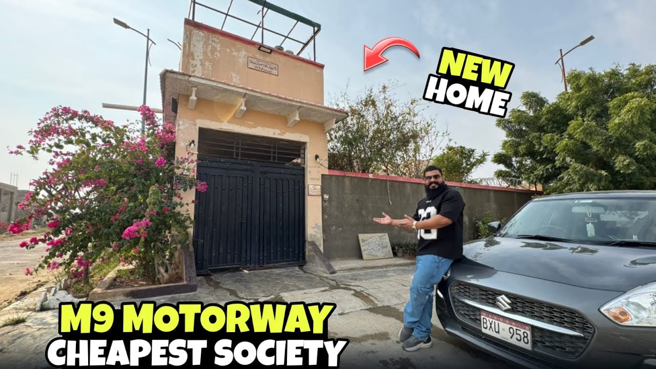 Karachi M9 Motorway Cheapest Society Tour (Sajid jaguar vlog) 