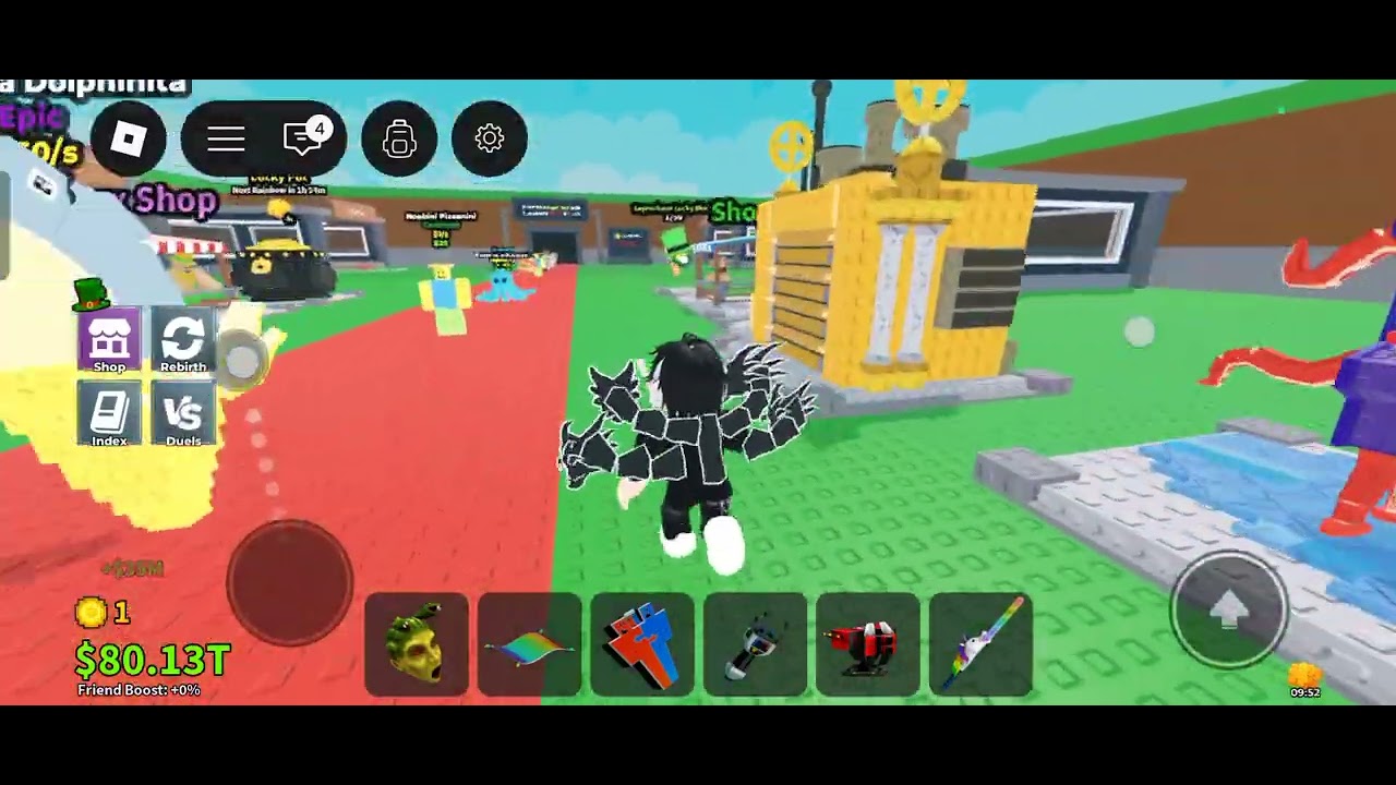 Spawning lucky block 