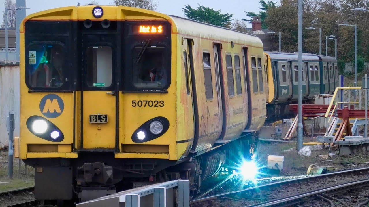 Merseyrail Class 507 Farewell Tour , The Sefton Sparkler - BR Blue 507001 & 507023 , Goodbye 507s