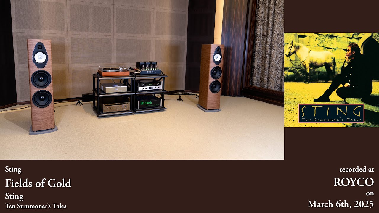 Стинг — Fields of Gold ~ Sonus faber Sonetto VIII G2 | McIntosh MC275 | C22 | Linn