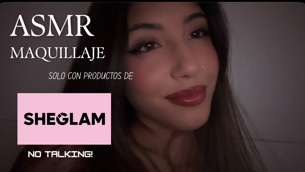 ASMR maquillándome SOLO con PRODUCTOS de SHEGLAM💄😳 #asmr #sheglam #sheglammakeup #asmrtriggers