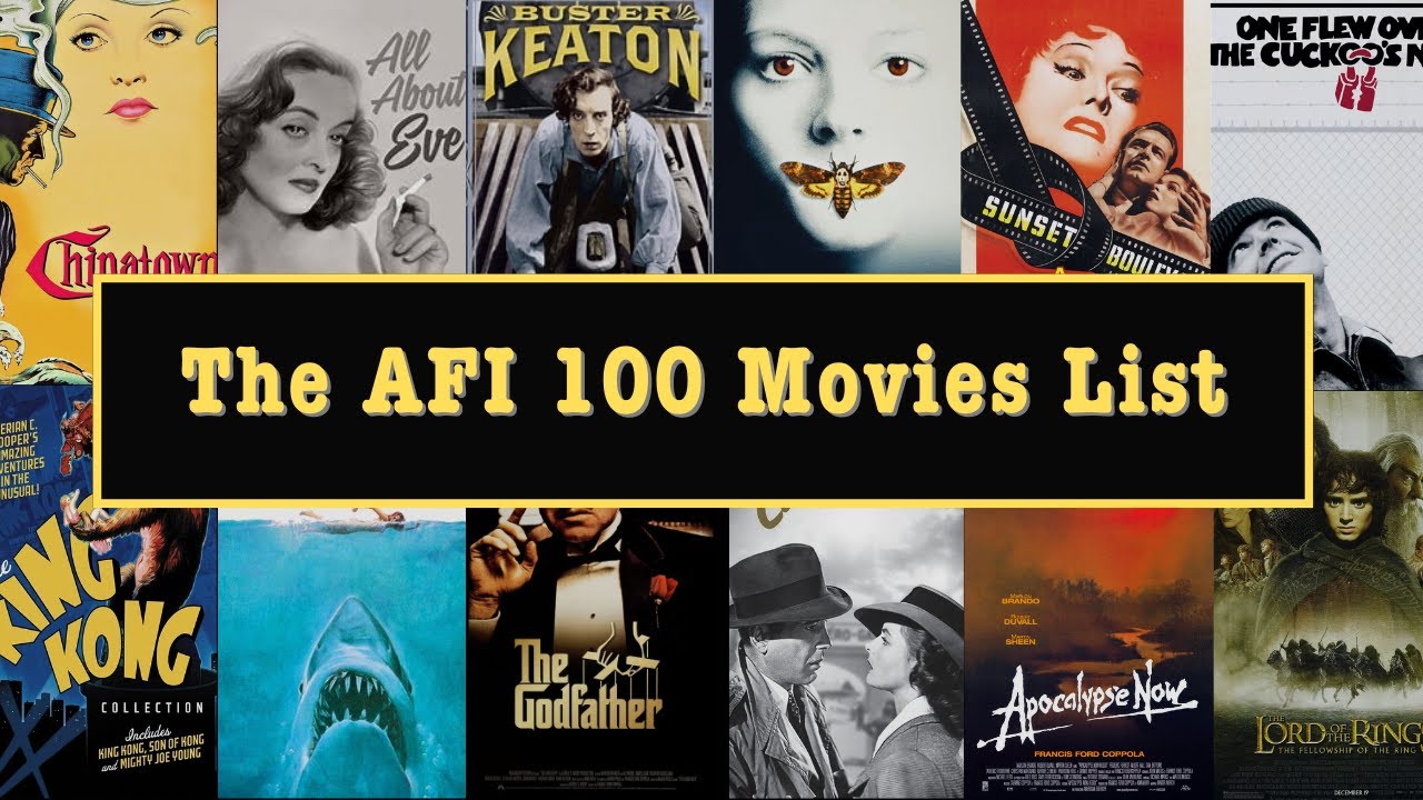 100 Greatest American Films of All Time | American Film Institute | 100 Years...100 Movies | 2007