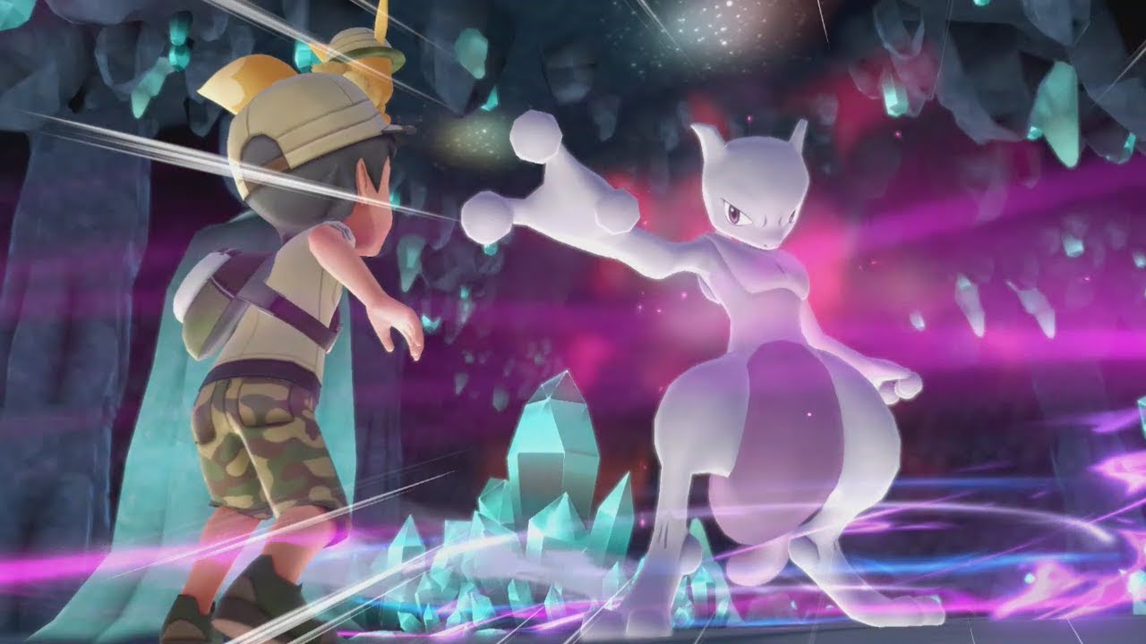 La battaglia contro Mewtwo [Pokemon Let's go Eevee ep Finale]