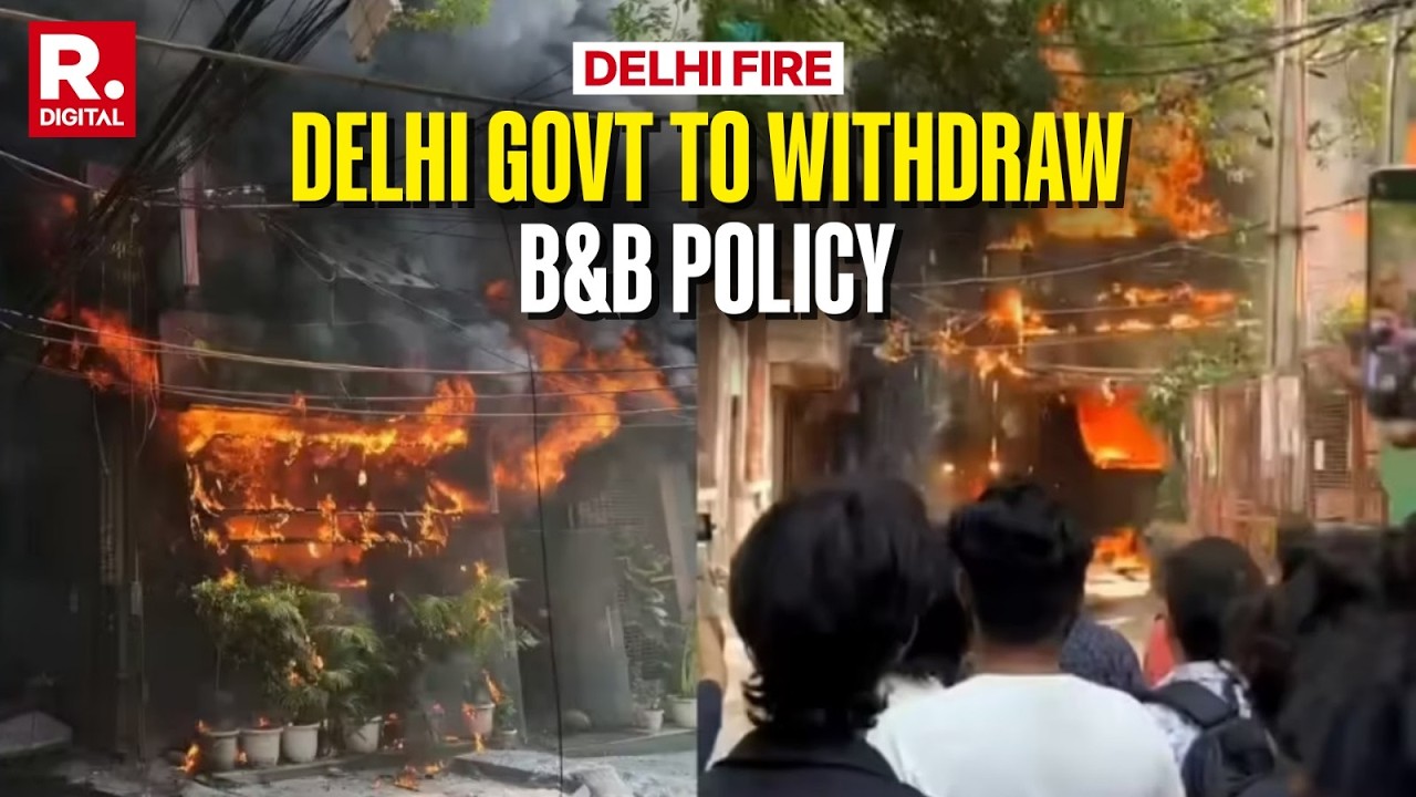 Delhi Fire: 'Previously Policy Removed, Will Review Hotels Under B&B Policy': Kapil Mishra