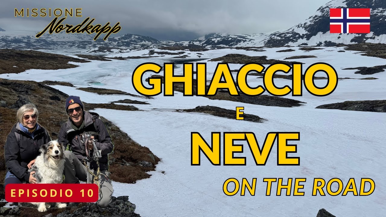 NORVEGIA - Ep.10 - IL GHIACCIAIO fa PAURA -Sognefjellet - chiesa Borgund -Capo Nord in camper 4K