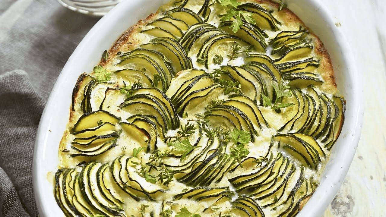 Gratin de courgettes | Recette gourmande