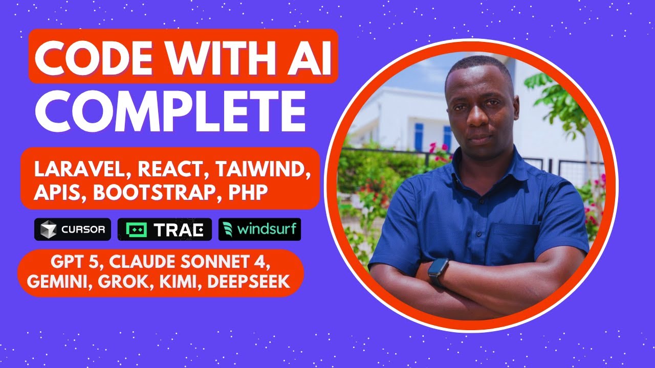 Complete Code with AI: PHP Laravel, React, MySQL, SQLite Projects + GPT-5, Claude, Grok, Deepseek