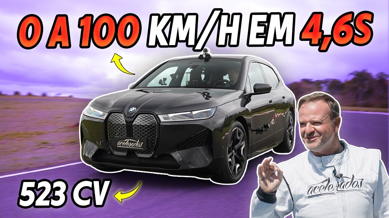 VOLTA RÁPIDA COM O SUV MAIS TECNOLÓGICO DO BRASIL! BMW iX vai pra pista com Rubens Barrichello #283
