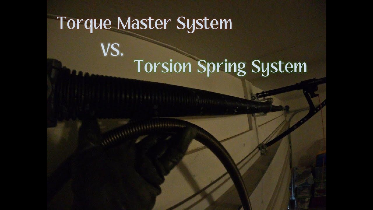 TorqueMaster Vs Torsion Spring