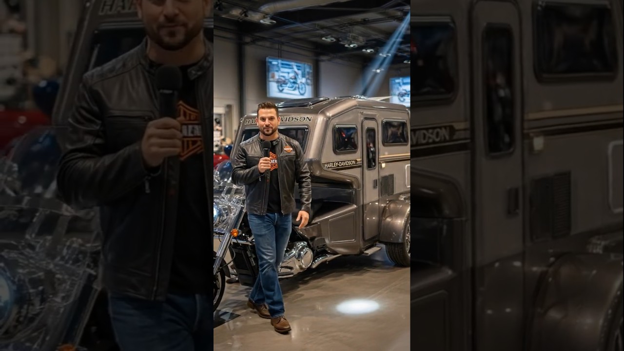 Новинка 2026 года в США: роскошный мотоцикл-трицикл Harley-Davidson Camper Trike &ndash; будущее!