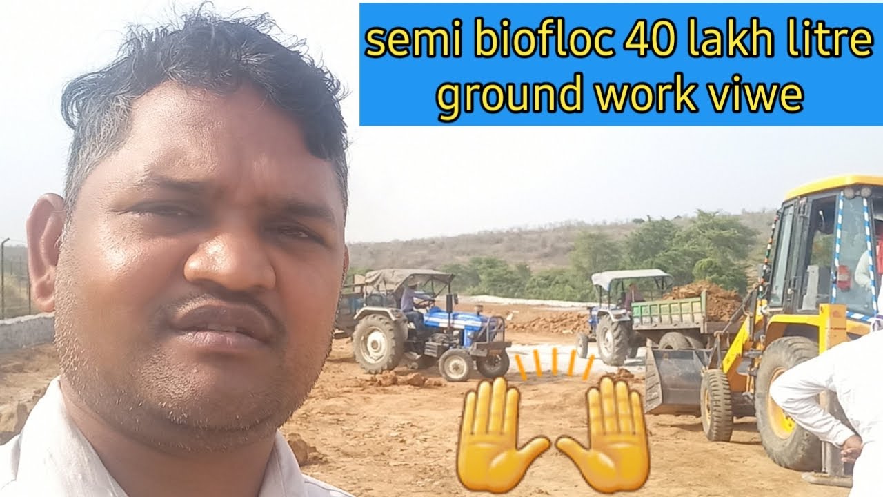 big semi biofloc setup 40 lakh litre !! commercial fish farming in semi biofloc
