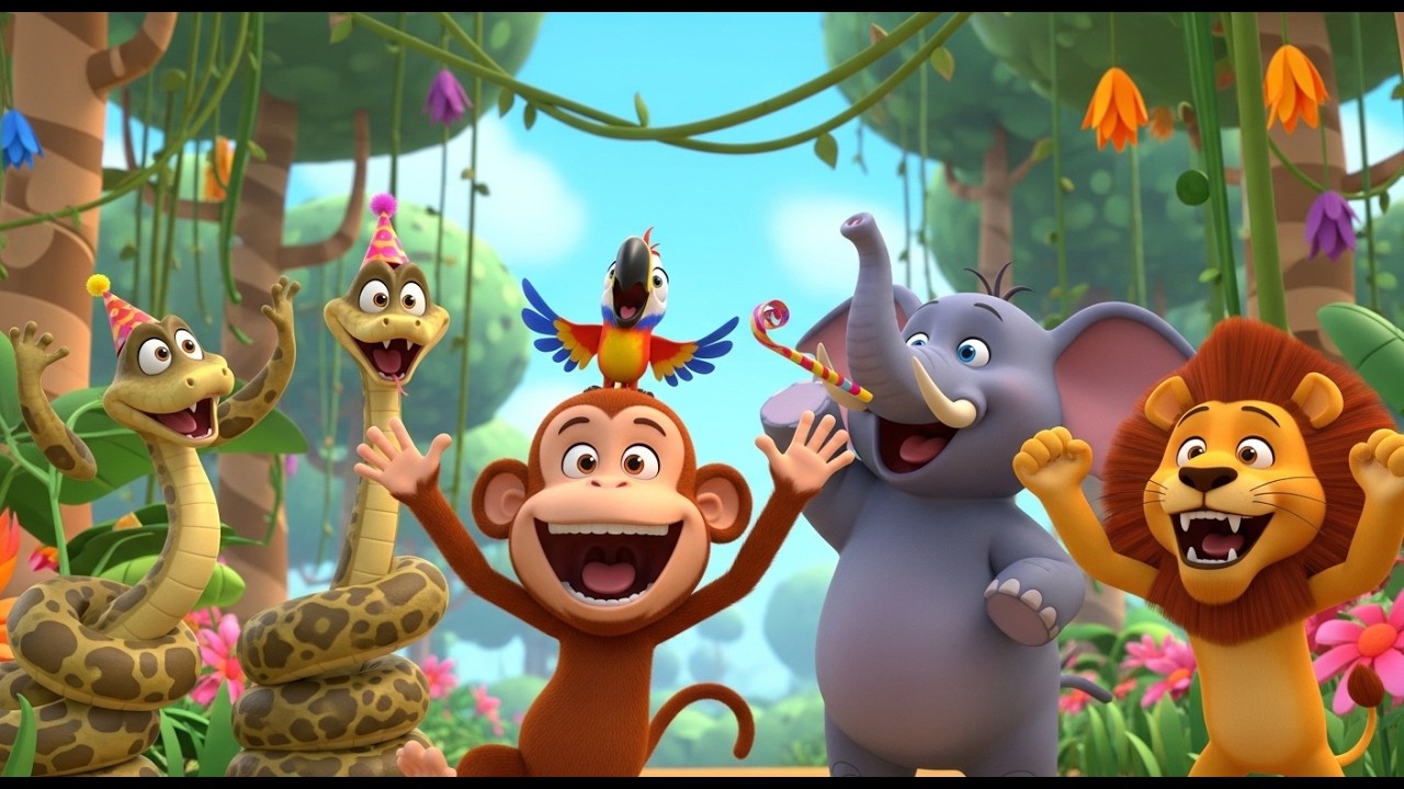 🎵 Detective de la Jungla: La Serpiente Furtiva 🐍🌴 | Canción Infantil de Aventura | Música para Niños