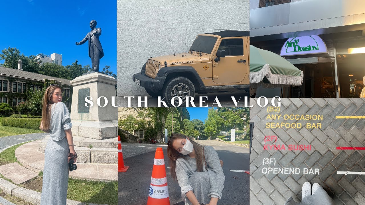 EP.6 🎥  เจอกองถ่ายซีรี่ย์ที่ Yonsei University!  (Hybe Insight, ร้านเบเกอรี่)💟