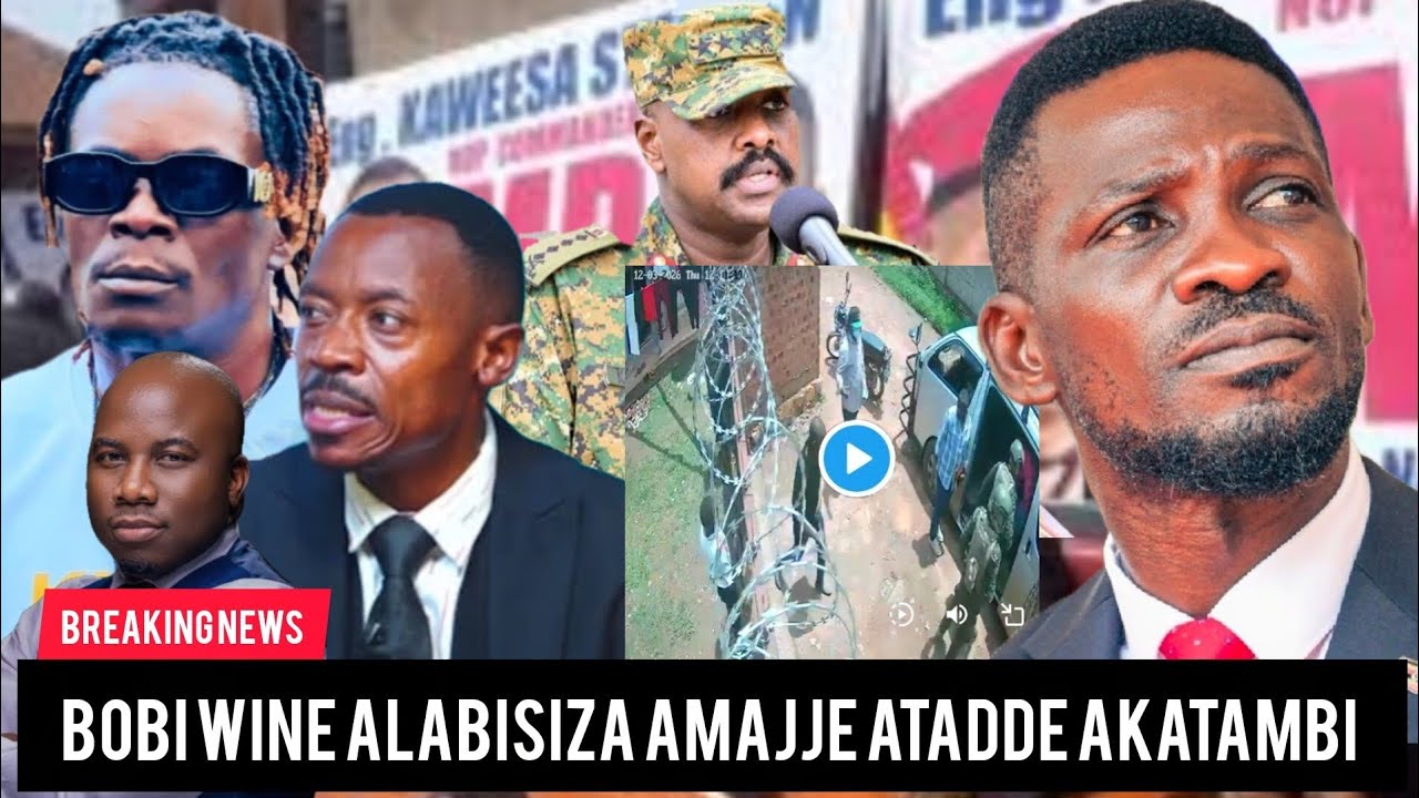Finally!! Bobiwine attadde (akatambi) Kaweesa alimba amajje n'e Police bali mukutya
