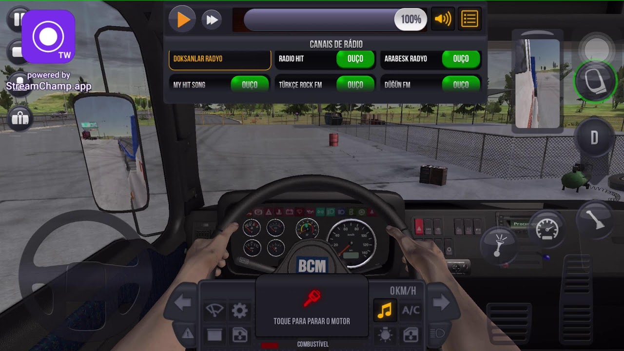 Broadcast powered by StreamChamp
