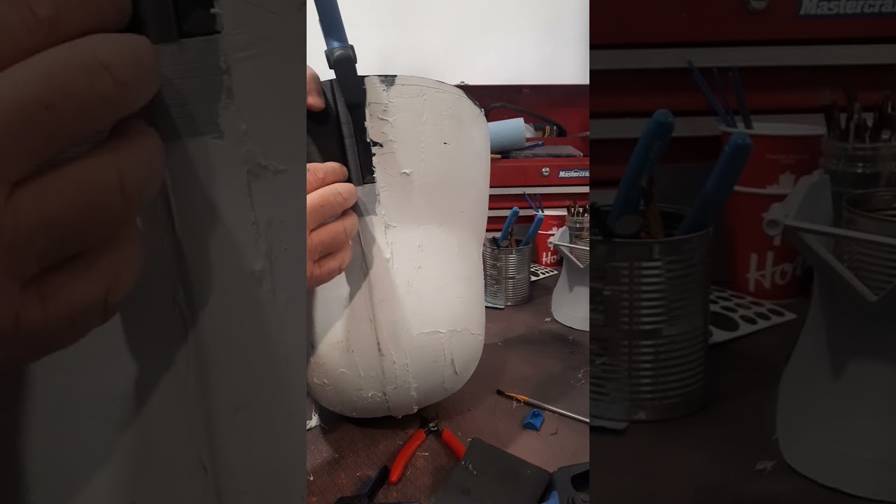 Darth Vader build.plastic welding