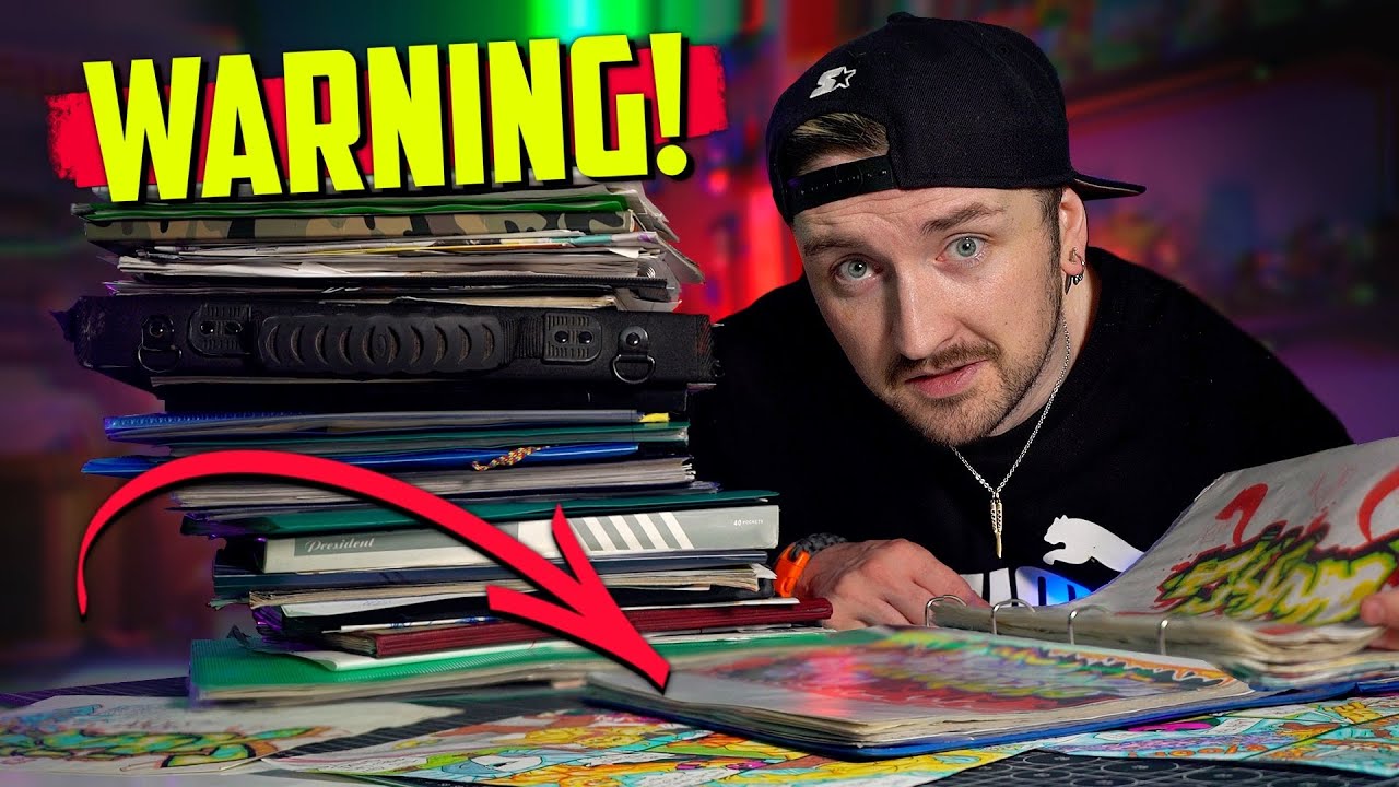 My Disturbing Childhood Art & Graffiti blackbooks. 