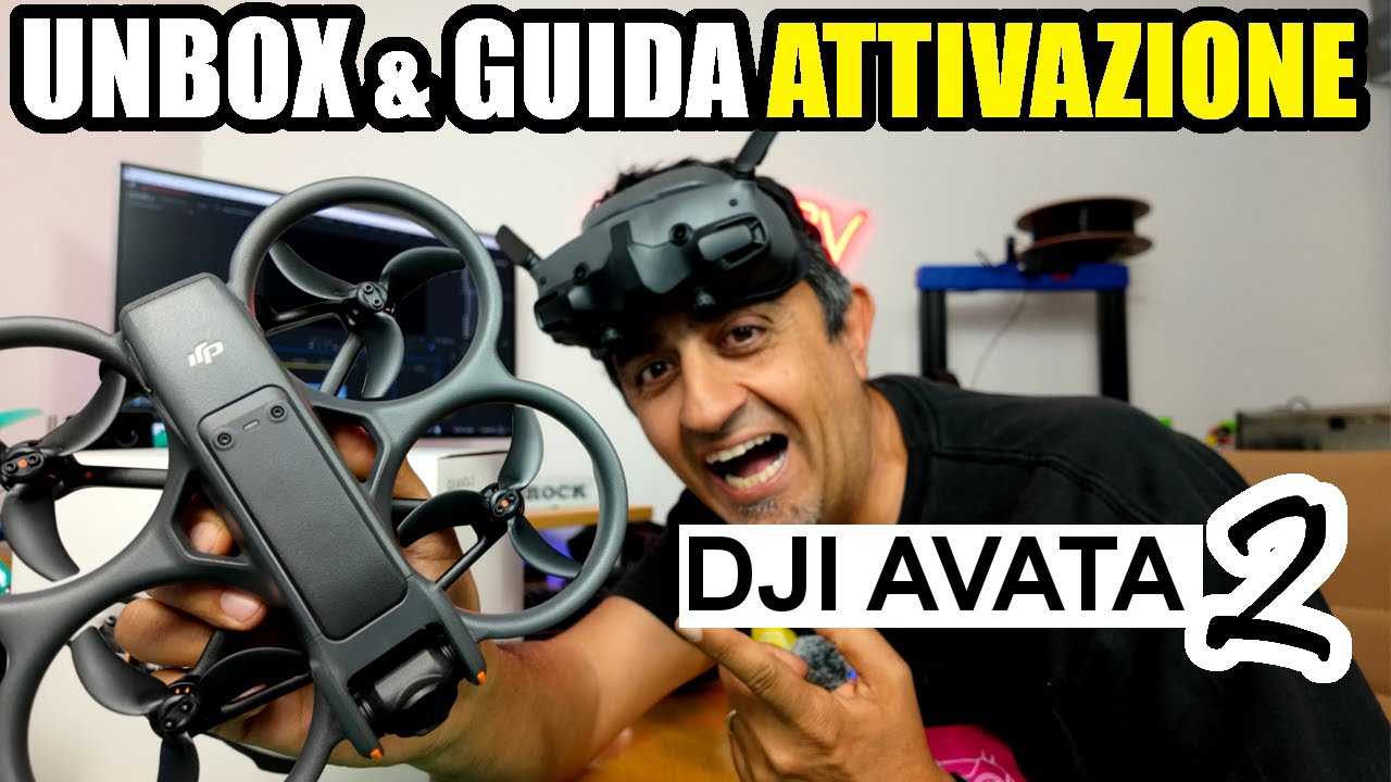 DJI AVATA 2 UNBOX & GUIDA COMPLETA ATTIVAZIONE CON DJI GOGGLES 3 E DJI RC MOTION 3 // FLY MORE COMBO