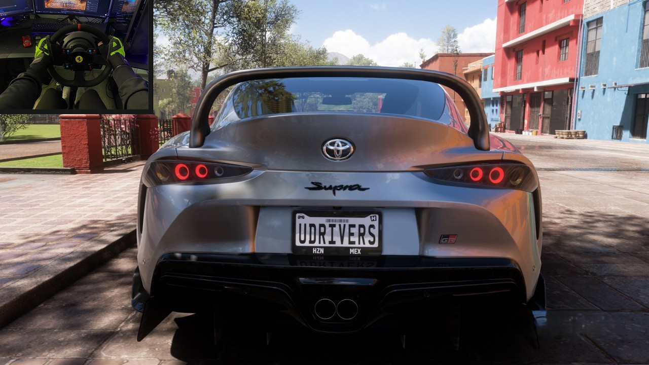 Toyota GR Supra 2020 | Steering Wheel Gameplay | Forza Horizon 5 | Thrustmaster T300 Ferrari