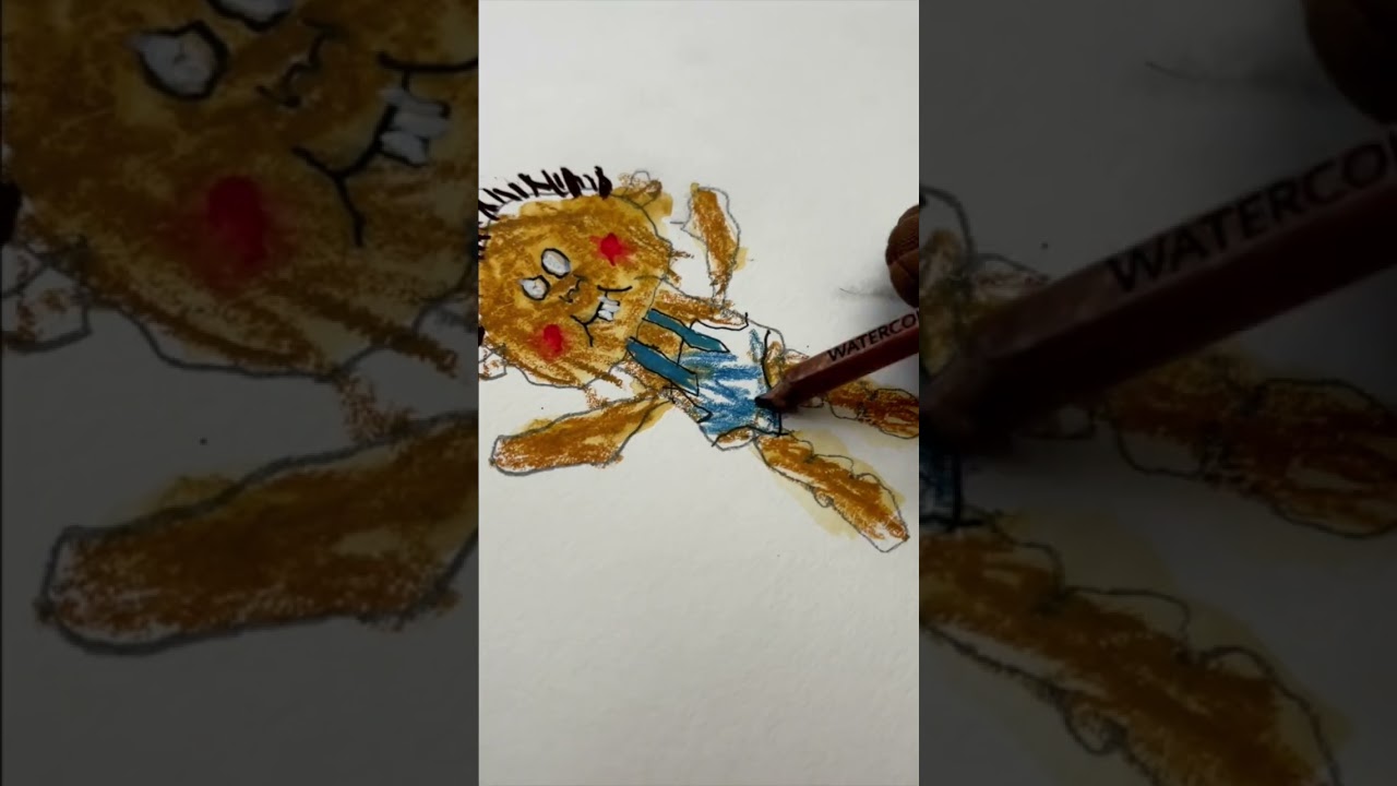 My Cabbage Patch can actually Draw  -& he&rsquo;s good #cabbagepatchkids