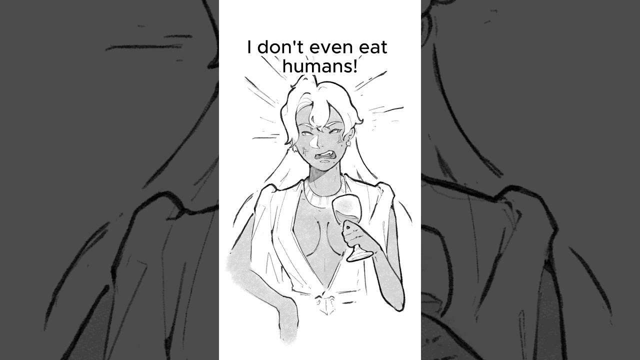 does this counts as vegan vampire? #meme #fantasy #oc #oclore #witchna #witch #vampire