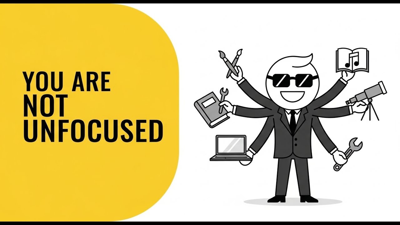 You are not UNFOCUSED you are in Self Actualization: Maslow's Psychology of Having Multiple Talents