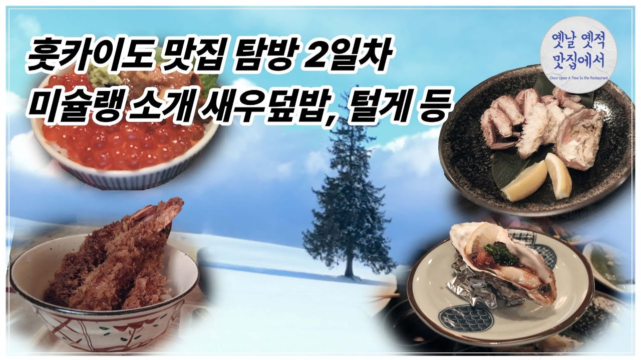 (4K) 미슐랭 맛집 새우덮밥, 일본 현지인 맛집 이자카야 방문 – 훗카이도 2일차 [옛날옛적 맛집에서]