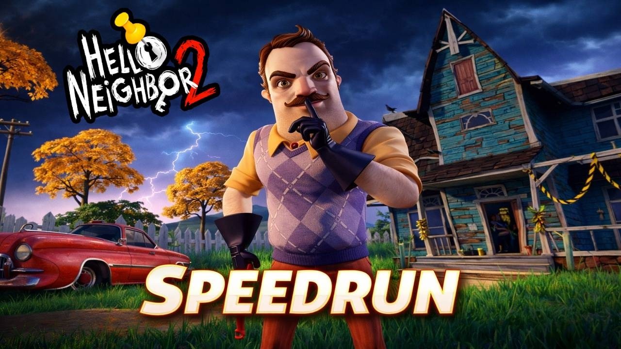 மக்களே 🚀 I Finally Beat Hello Neighbor2 Speedrun Under 20 Minutes!😱
