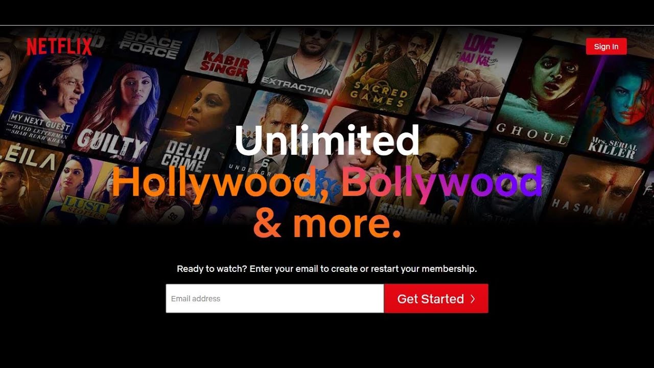 Create Netflix Homepage Design Using Html & CSS |
