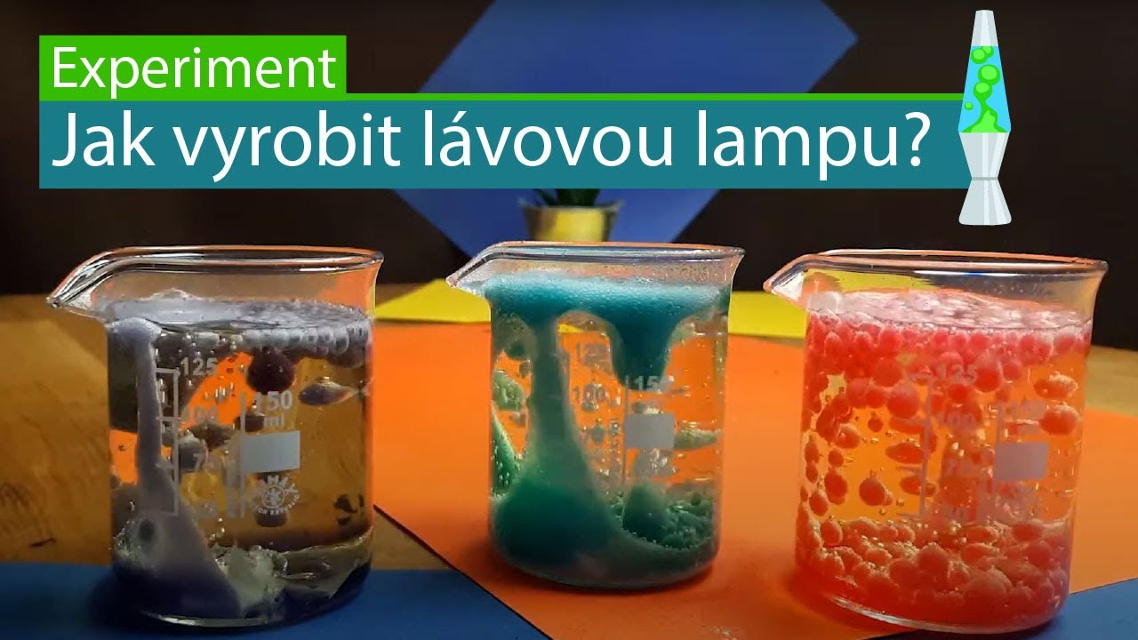 Jak vyrobit lávovou lampu? 🔥