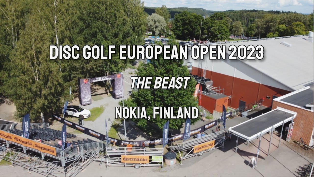 Disc Golf European Open, The Beast Nokia Finland - Drone View 7/2023