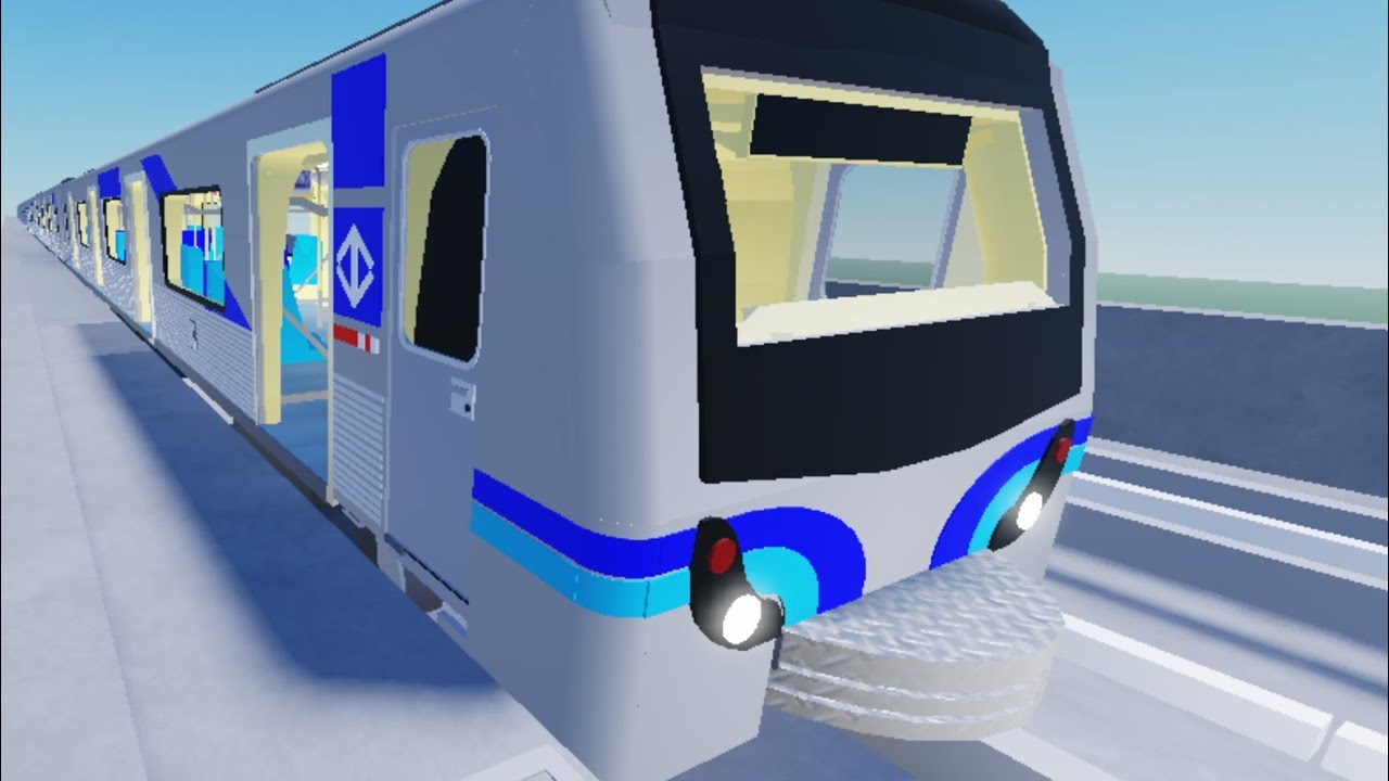 [ROBLOX] Trecho entre Tucuruvi e Santana Na Linha 1 azul do roblox!