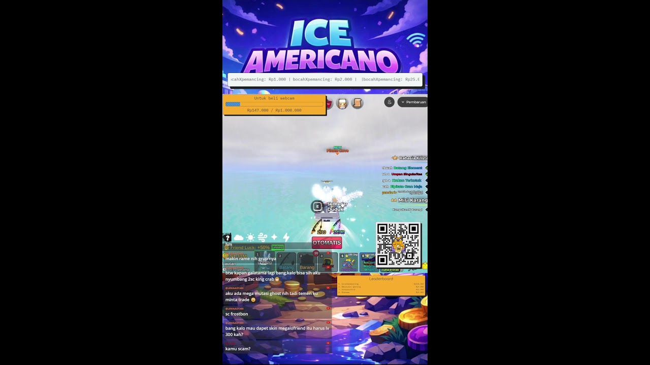 MANCING SAMBIL CURHAT #FISHIT #ROBLOX