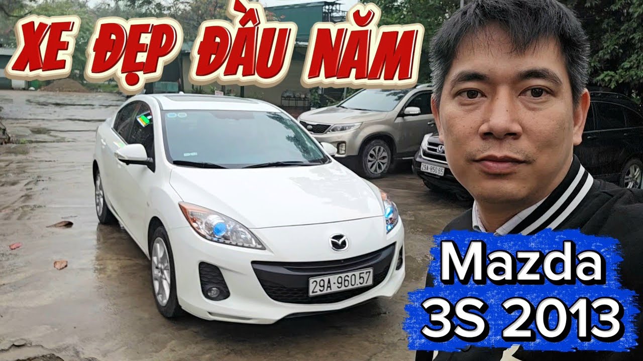 Xe đẹp đầu năm | Mazda 3S 2013 màu trắng | Đi ít, chăm xe kỹ và vào nhiều phụ kiện