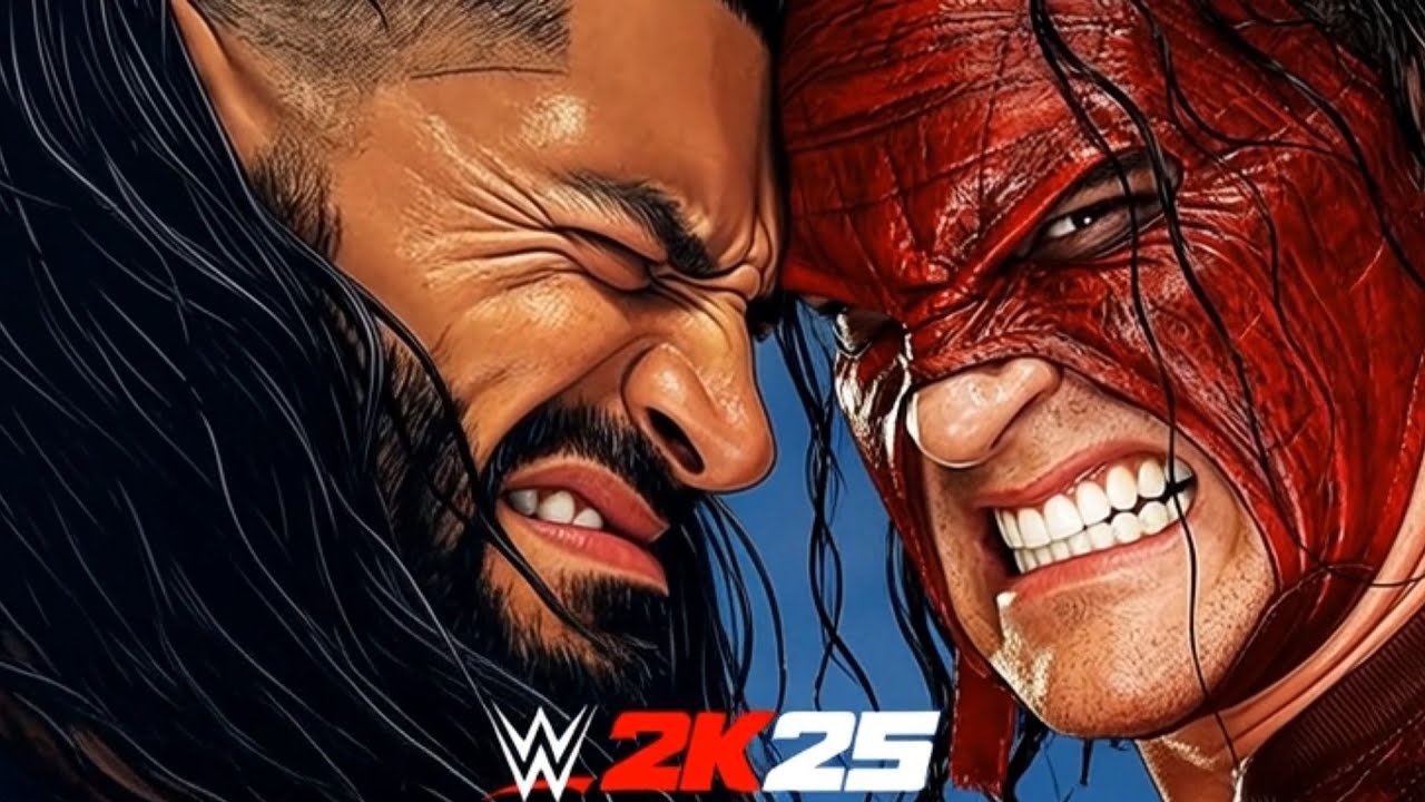 Роман Рейнс против Кейна | Полный игровой процесс матча WWE 2K25