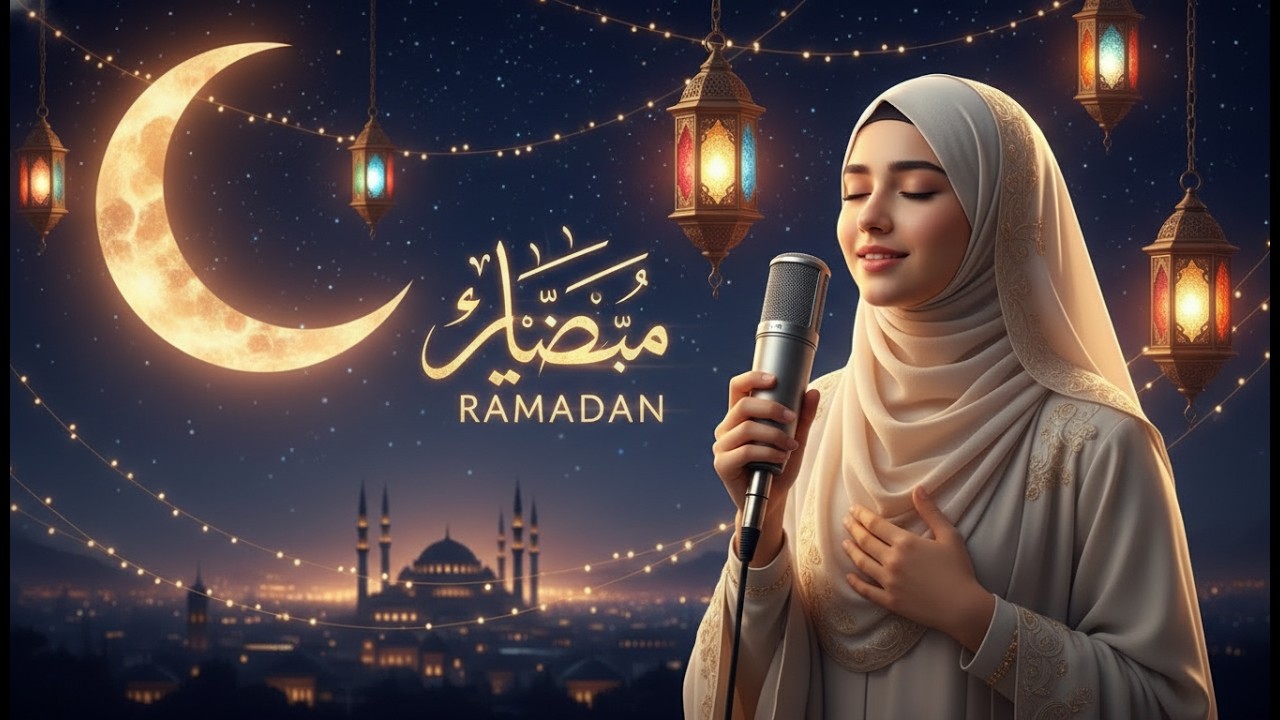 ليلة رمضان ✨🌙 | Festive Arabic Ramadan Song | Female Vocal