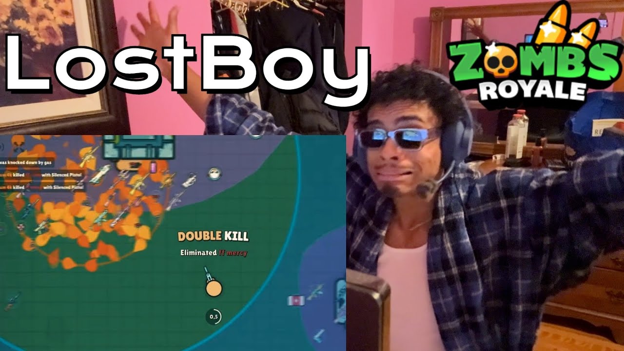 GOAT OF ZR Reacts to LostBoy pt.1 | ZombsRoyale.io