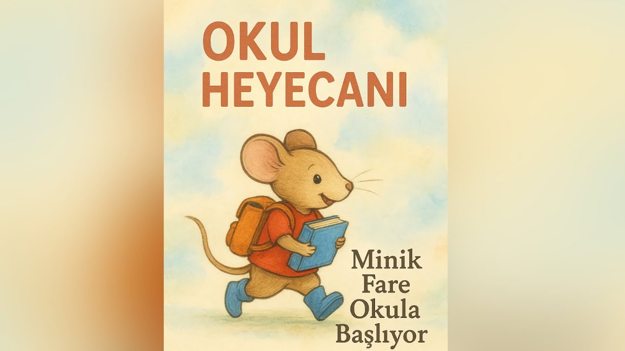 🚌Okula Başlamadan Bu Kitabı Dinleyin! /Minik Fare Okula Başlıyor🐭🏫/Sesli hikaye kitapları