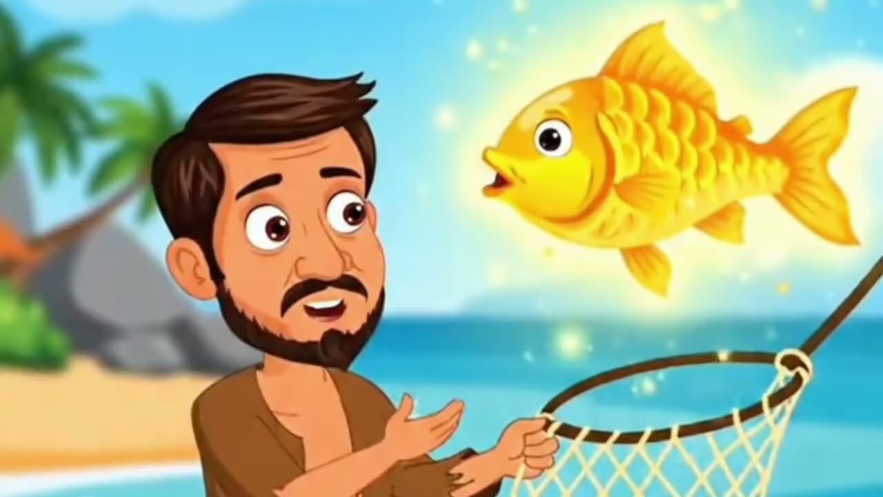 लालच का फल | Golden Fish Story in Hindi | Heart Touching Story