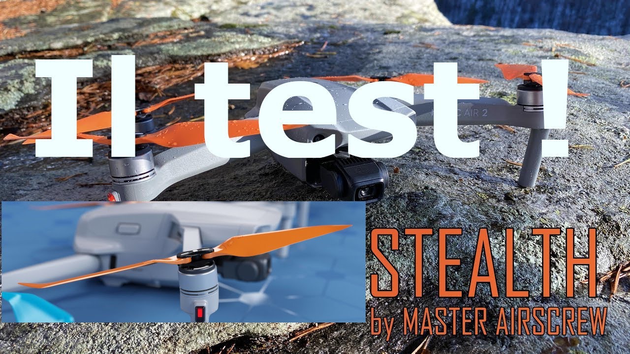 Master AirScrew stealth su DJI Mavic Air 2. Meno rumore, più veloce?