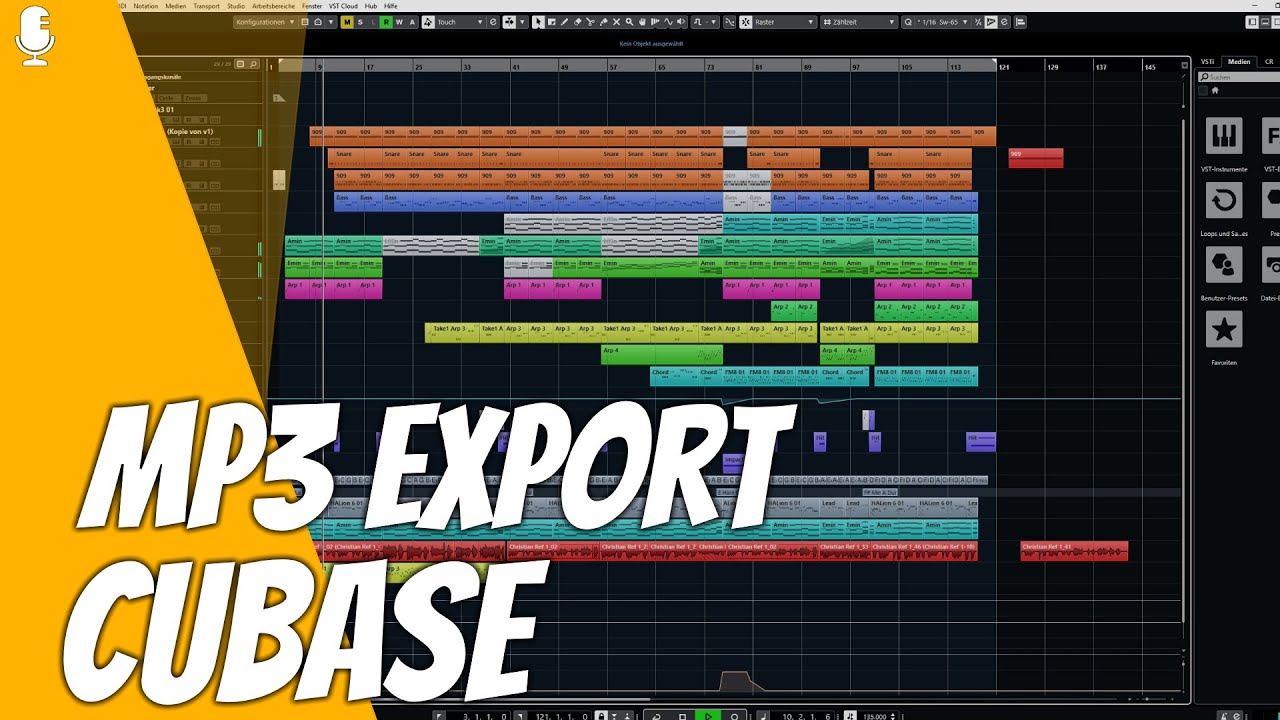 Cubase 10.5 - Mp3 export| Bunemusic