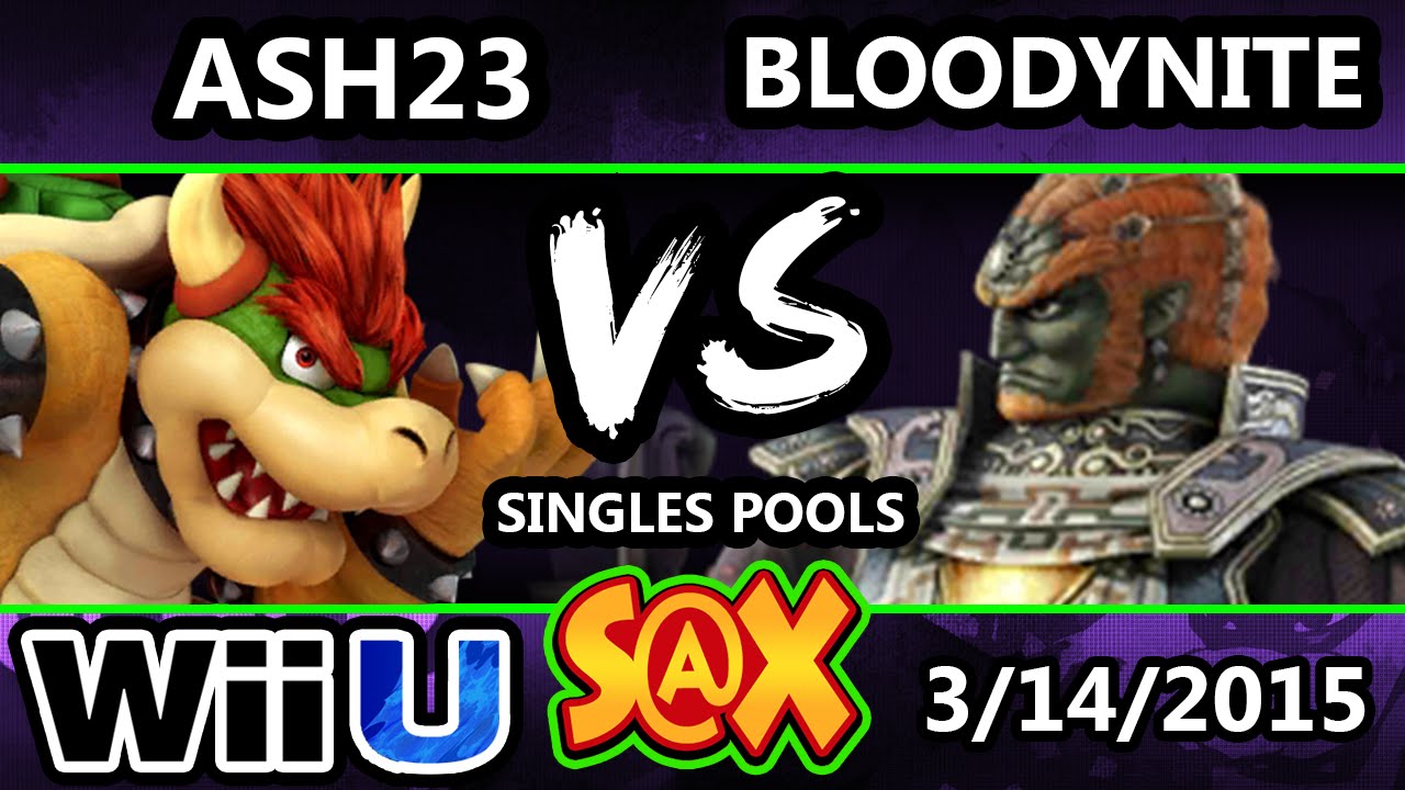 S@X Monthly - Bloodyknight (Ganondorf) Vs. Ash (Bowser) - SSB4 Singles Pools - Smash 4