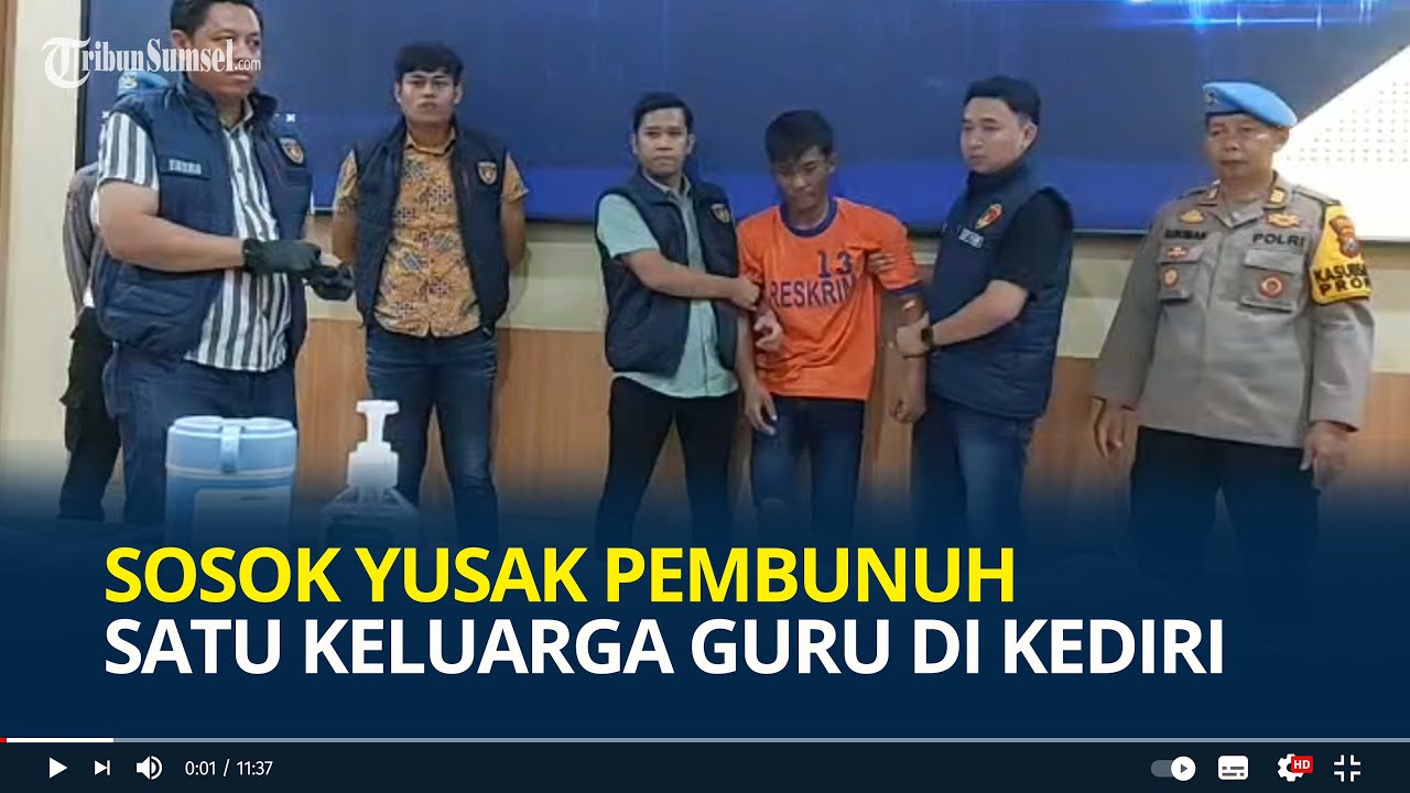 Ditangkap, Sosok Yusak Pembunuh Satu Keluarga Guru, Diduga Adik Korban, Dendam Tak Dipinjamkan Uang