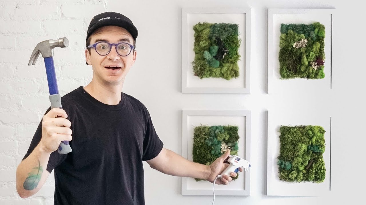 DIY MOSS ART | NYC VLOG