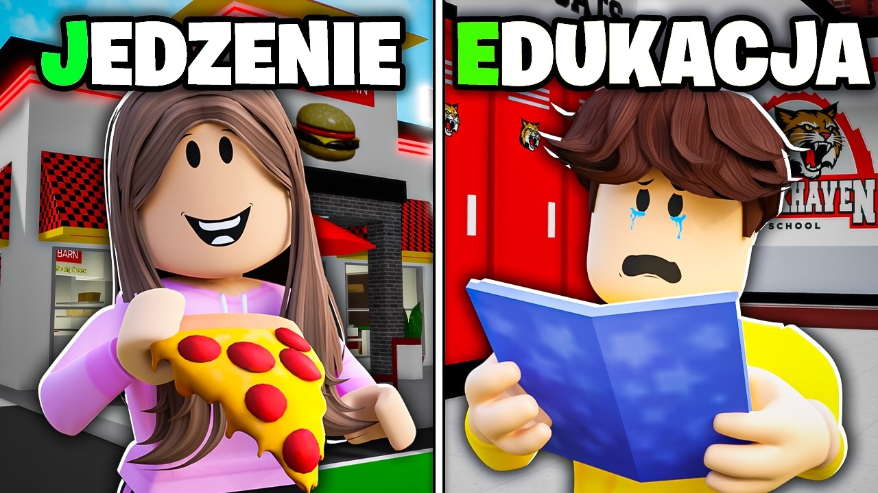 CAŁY DZIEŃ NA LITERĘ SWOJEGO IMIENIA w BROOKHAVEN RP! 😂 (Historyjka Roblox)