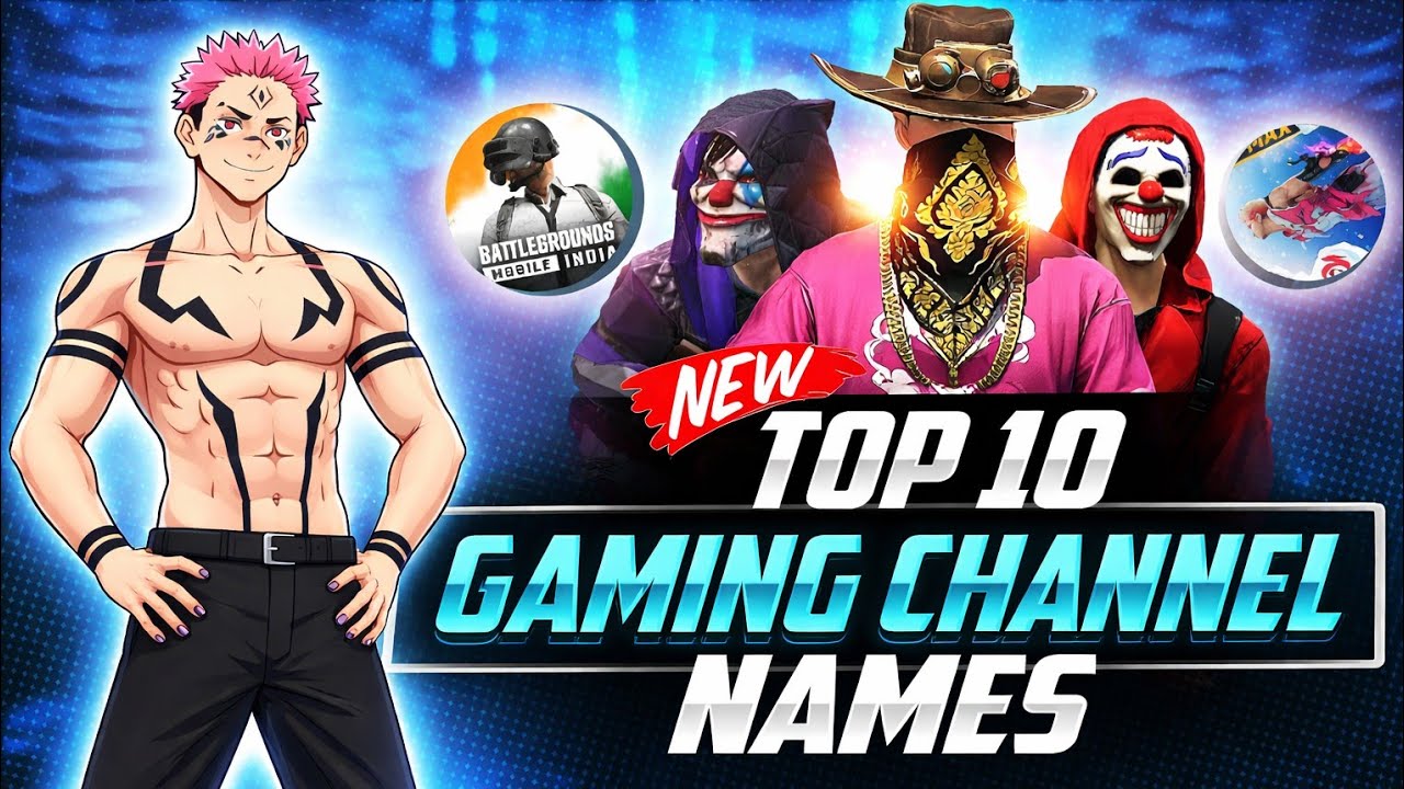 Top 10 Unique Gaming Channel Name Ideas 2026 🔥 New & Unused Names🇧🇷