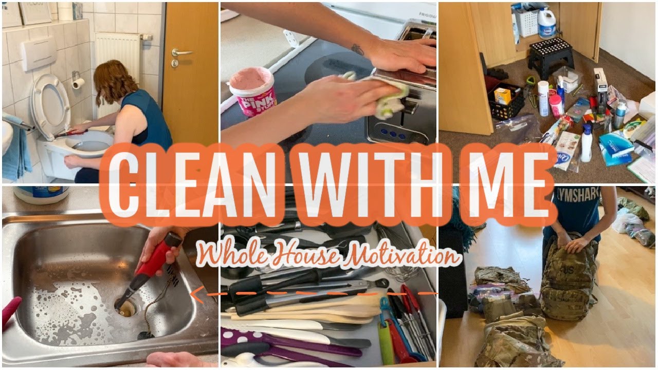 WHOLE HOUSE CLEAN WITH ME 2021 | MOTIVATIONAL SPEED CLEAN | VILSECK GERMANY