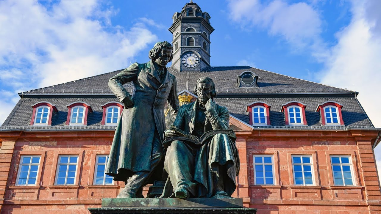Magical Night Walk in Forum Hanau ✨🌙 | Beautiful Innenstadt Views Germany 🇩🇪 4K