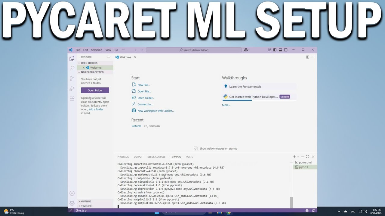 How To Get Started with PyCaret in VS Code for Effortless ML Modeling